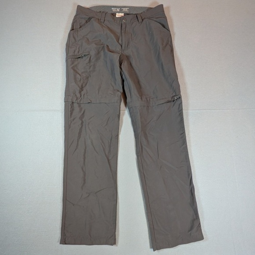 Mountain Hardwear Men's Convertible Hiking Pants‎ Zip Off Cargo Grey Size 33x32